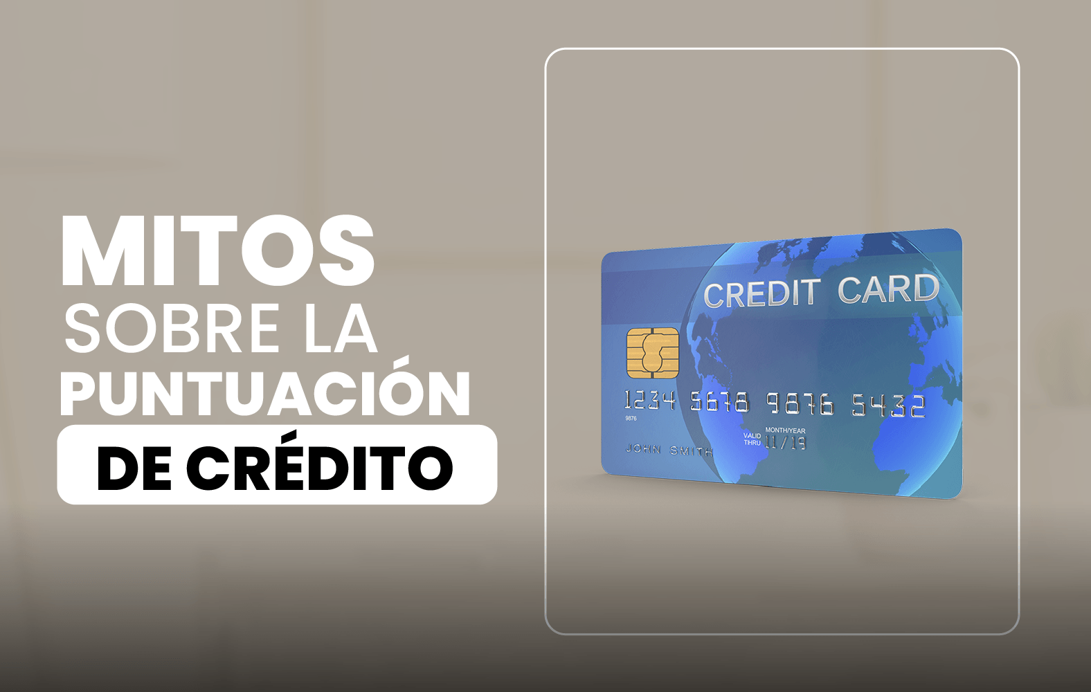 Algunos mitos sobre la puntuación de crédito